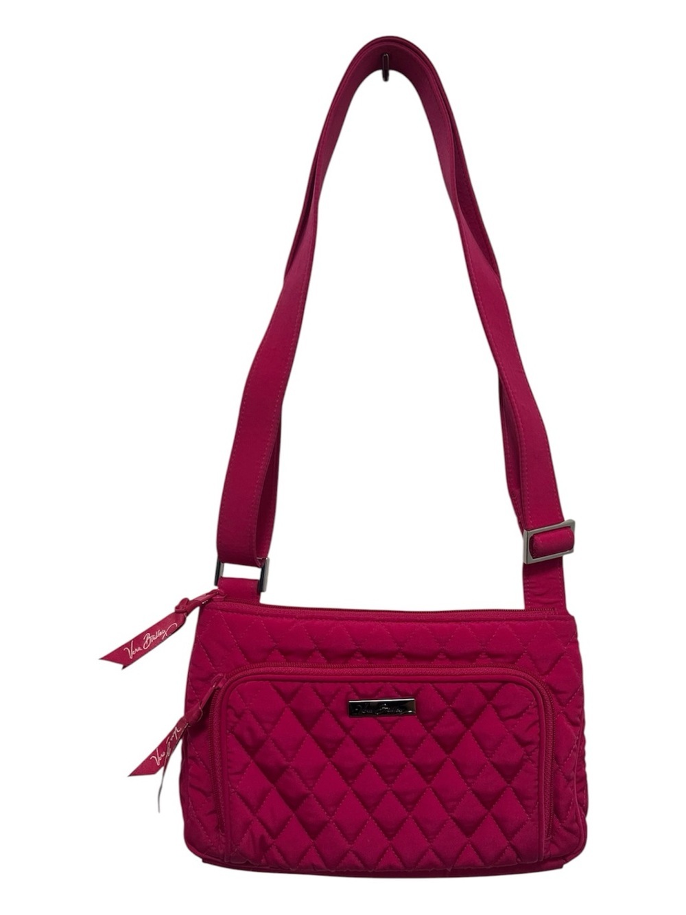 Vera Bradley Hot Raspberry Quilted Crossbody Bag